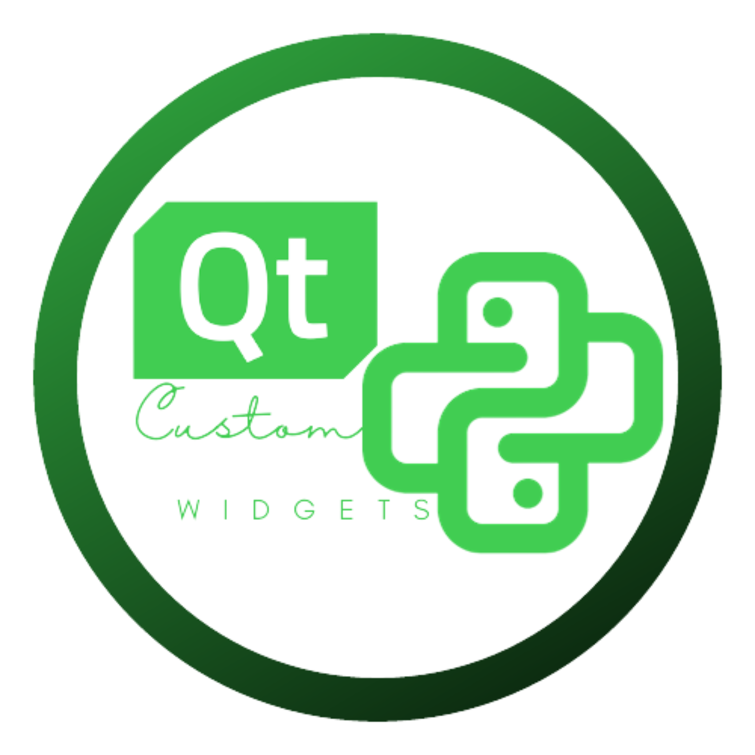 Qt Custom Widgets Logo