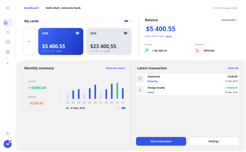 FinanceDashboard