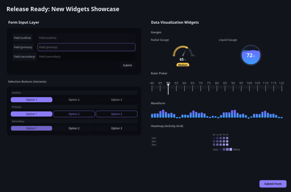 NewWidgetsShowcase