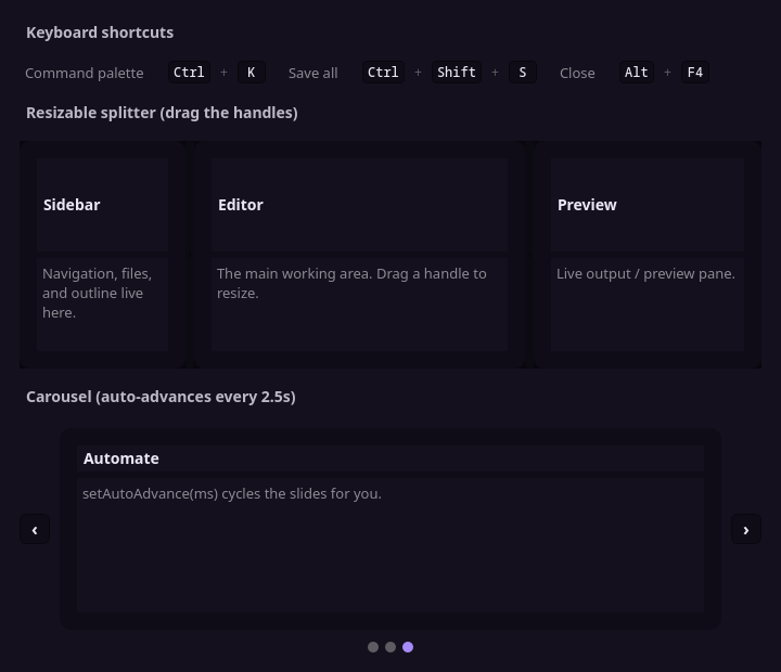 QCustomKbdSplitterCarousel