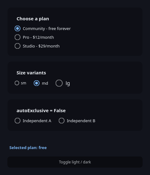 QCustomRadioButton