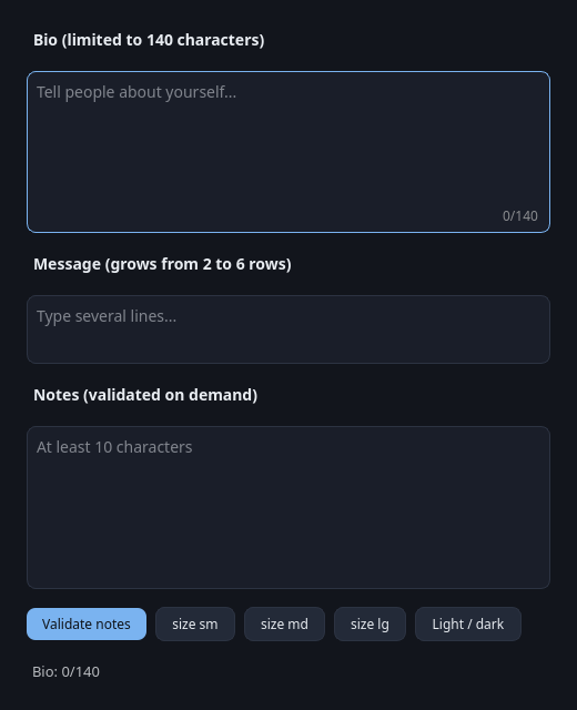 QCustomTextArea