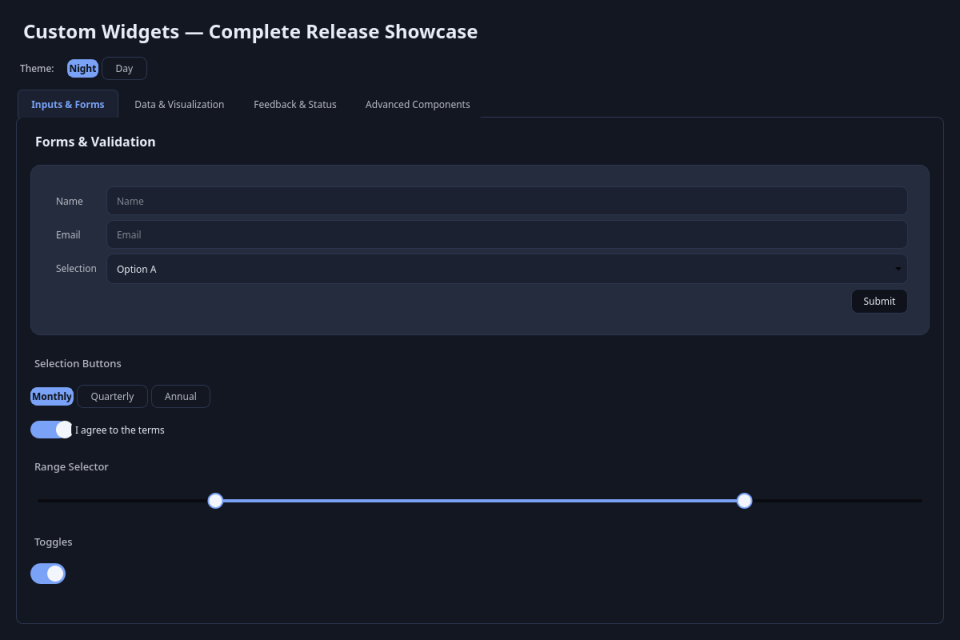 WidgetShowcase