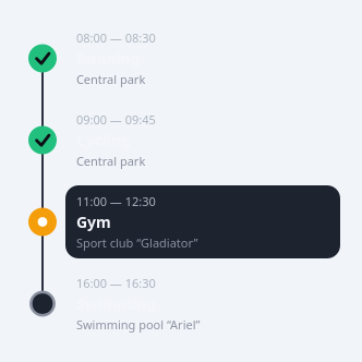 QCustomAgendaList