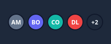 QCustomAvatarGroup in dark theme