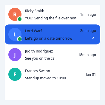 QCustomChatList