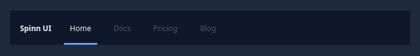 QCustomHeaderNav in dark theme