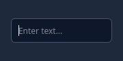 QCustomInput in dark theme