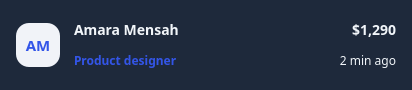 QCustomListRow in dark theme