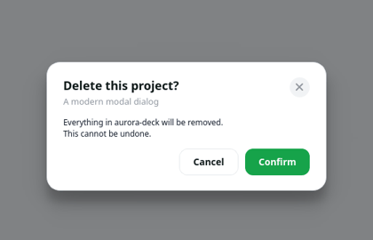 QCustomModal