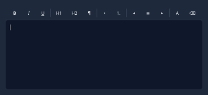 QCustomRichTextEditor in dark theme