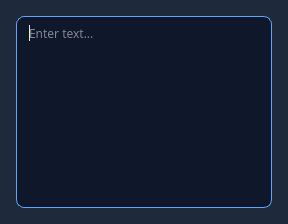 QCustomTextArea in dark theme