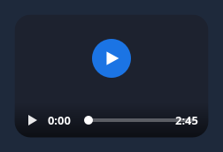 QCustomVideoPlayer in dark theme